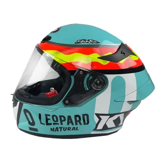 Motocicleta Casco Leopardo Moto Casco Kyt Tt-Course Replica